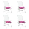 Möbel Stuhlkissen 4 Stk. Rosa 40x40x7 cm Stoff - Produktbild-Vorschau 3