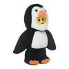 A plush toy of a LEGO character dressed in a penguin costume, shown against a white background. Náhled obrázku produktu