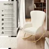 tectake® Schaukelstuhl  Swing 70 x 93 x 100 cm, Produktbild-Vorschau 2