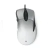 A top-down view of a silver and black wired computer mouse against a white background. Anteprima dell’immagine prodotto