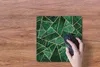 MuchoWow® Mauspad Mousepad Smaragd - Gold - Abstrakt - Produktbild-Vorschau 3