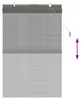 Store vidaXL gris 100 x 160 cm en bambou Voir les images du produit 6