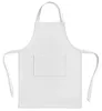 kuchyňská zástěra bílá ochranná zástěra gastronomická 70x60 Náhled obrázku produktu 3