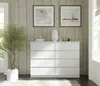 Kommode MAJA S8 140 cm Weiß Matt Sideboard Highboard Produktbild-Vorschau 7