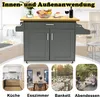 A collage showing a kitchen cart, a kitchen interior, a dining room, and an outdoor dining setup. Náhled obrázku produktu