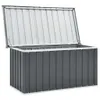 vidaXL Zahradní box šedý 129 x 67 x 65 cm - Zahradní boxy Náhled obrázku produktu 3