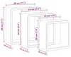 vidaXL Cube Shelves 3 ks černá MDF Náhled obrázku produktu 8