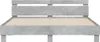 vidaXL Giroletto con testiera grigio cemento 180x200 cm Anteprima dell’immagine prodotto 4