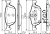 Bosch Bremsbelagsatz, Scheibenbremse  0 986 494 383 Produktbild-Vorschau 1