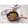 GRÄWE Bratpfanne 28 cm HOHER Rand mit Glasdeckel, Serie Produktbild-Vorschau 6
