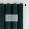 Verdunkelungsvorhang Samt weich Petrol 140x225 cm Ösen Produktbild-Vorschau 5