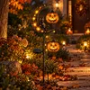Zonne-energie pompoen tuinverlichting - GLOWPKIN kat Productafbeelding-voorbeeld 7