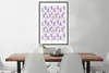 MuchoWow® MuchoWow® Gerahmtes Poster Blumen - Lila - Rosen Produktbild-Vorschau 3