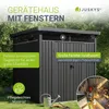 Juskys Metall Gerätehaus Luzern 5,2 m² - wetterfest & Produktbild-Vorschau 3