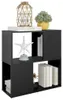 vidaXL Bücherregal Schwarz 60x24x63 cm Holzwerkstoff Produktbild-Vorschau 5