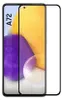 A screen protector is shown on top of a smartphone display. Produktbild-Vorschau