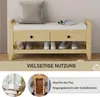 Fortuna Lai Banc à chaussures moderne avec assise et espace Voir les images du produit 4