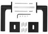 A disassembled door handle set with all its components laid out on a white background. Produktbild-Vorschau