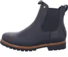 A side view of a black Chelsea boot. Voir les images du produit