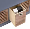 Sitzbank TRIENT im Vintage Look grau/natur Garderobenbank Produktbild-Vorschau 3