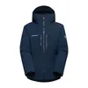 Stoney HS Thermo Hooded Jacket für Herren von Mammut in Dunkelblau; isolierende Jacke mit Kapuze und Reißverschluss.