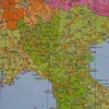 Nástenná mapa Európy s PSČ na zásuvnom podklade 1:3 700 000 Náhľad obrázku produktu 2