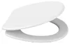 SANILO® WC-bril met zachte sluiting en snelsluiting, wit. Productafbeelding-voorbeeld 4