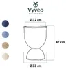 Vyveo - Doniczka "Muse" - czarna - 33x47 Podgląd zdjęcia produktu 2