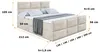 ALTDECOR Boxspringbett mit Fußteil, H3 Matratze und Topper Produktbild-Vorschau 7