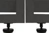 Close-up of the adjustable feet of two aluminum panels. Náhľad obrázku produktu