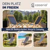 CASARIA® Sonnenliege Holz Wetterfest Klappbar 3-fach Produktbild-Vorschau 7