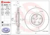 2x Disco freno BREMBO 09.B556.11 per JAGUAR XF (_J05_ CC9) Anteprima dell’immagine prodotto 1