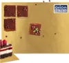 Plateau à gâteau rectangulaire doré 40 x 30 cm Voir les images du produit 5