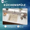 VBChome Lavello in granito 50 x 48 cm Beige con Anteprima dell’immagine prodotto 8