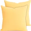2er Set Kissenhülle 50x50 cm gelb pflegeleicht mit Produktbild-Vorschau 1