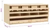 4-delig legnest, 106x40x45 cm, massief hout, grenen Productafbeelding-voorbeeld 6