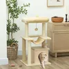 PawHut kattenboom, 90 cm, krabpaal met hangmat, Productafbeelding-voorbeeld 2