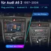 Pour AUDI A6 C5 1997-2004 : autoradio Android 15 avec Voir les images du produit 2