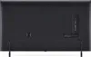 The back of a black LG television with its stand attached. Podgląd zdjęcia produktu