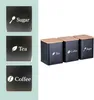 Relaxdays Vorratsdosen, 3er Set, Kaffee, Tee, Zucker, Produktbild-Vorschau 6