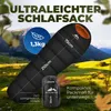 AlpinSpirit Schlafsack [Ultraleicht] 3 Jahreszeiten Sommer Produktbild-Vorschau 2