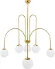 tooLight Hängelampe App1584-6Cp Gold Produktbild-Vorschau 1