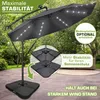 tillvex ombrellone a sbalzo in alluminio antracite LED Anteprima dell’immagine prodotto 8