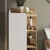 Mobiletto bagno Vicco Karen Sonoma/Bianco 50 x 128 cm con Anteprima dell’immagine prodotto 5