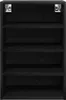 vidaXL Hangkast, zwart, eikenlook, 40 x 29,5 x 60 cm Productafbeelding-voorbeeld 5