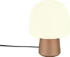 Kleine LED Tischlampe mit Glas Lampenschirm Weiß, Produktbild-Vorschau 2