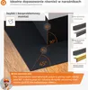QUEST Battiscopa minimalista in PVC - rigido, bianco, 35x18 Anteprima dell’immagine prodotto 11
