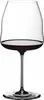 A single wine glass filled with red wine, isolated on a white background. Produktbild-Vorschau