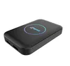 A black electronic device with a circular logo on top. Produktbild-Vorschau