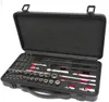Momentsets, 55-delig, 1/4 en 3/8 inch, met momentbereiken Productafbeelding-voorbeeld 1